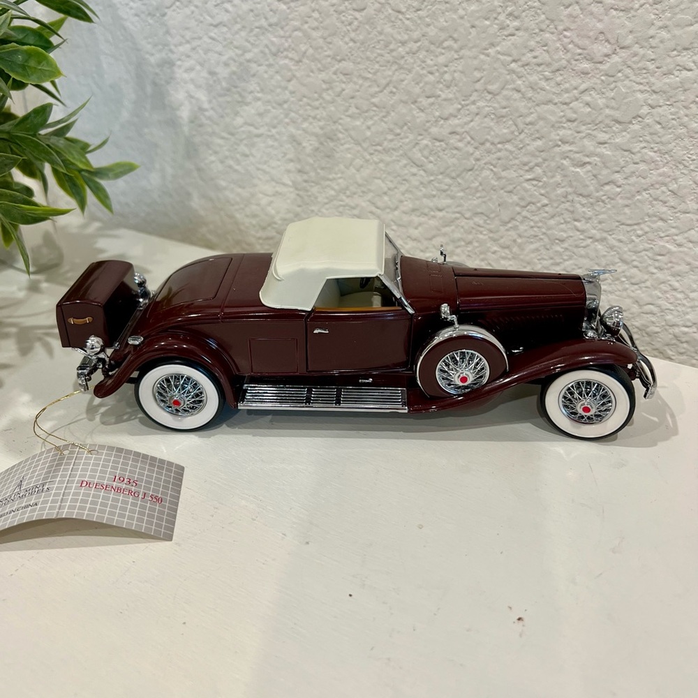 Vintage Franklin Mint 1935 Duesenberg J 550 Diecast Model Car